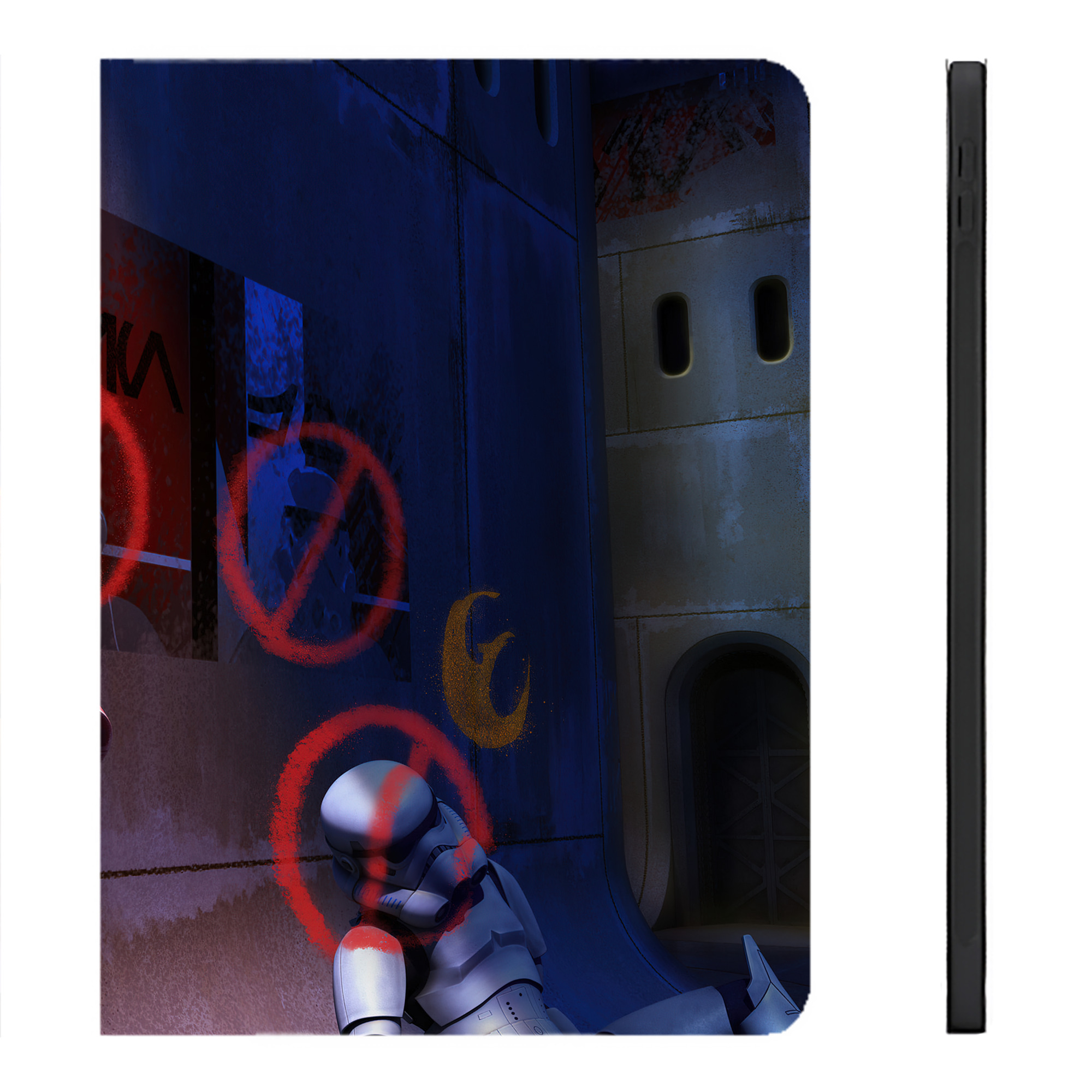 （画像用） スター・ウォーズ Star Wars IPadケース ペンホルダー付き ブックスタイルデザイン
